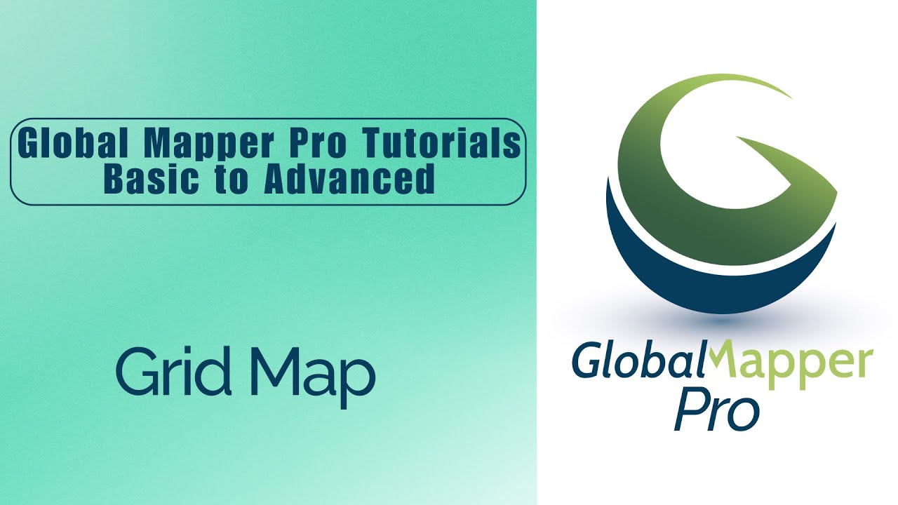 How to create a grid map in the Global Mapper Pro - YouTube