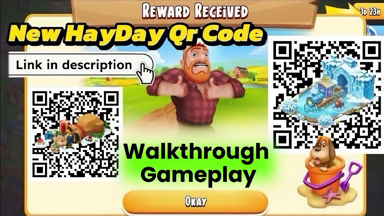 Hay Day New QR CODE! Secret 🎄 CLAIM YOUR FREE SANTA HOLYDAY DECORATION ...