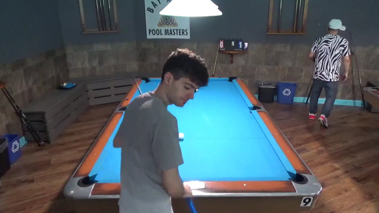 TOWN & COUNTRY BILLIARDS...Sergio del Puerto vs Allen Lalic...10-Ball Race to 4 RD 5