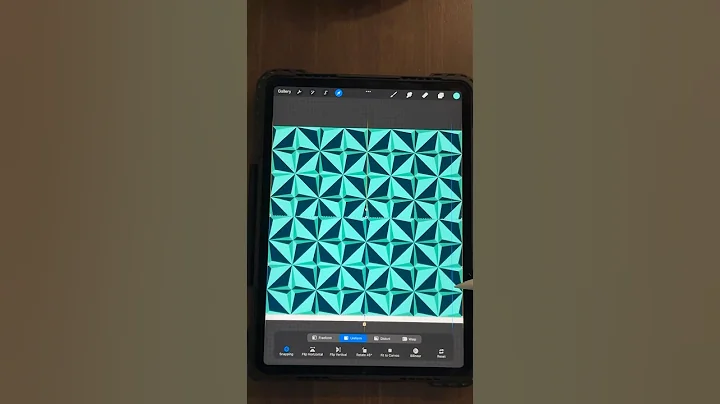 Create this seamless pattern design in procreate. Shop links are in bio! #procreate #art #redbubble