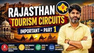 Rajasthan Tourism Circuits Part-1 | Vijay Sihag Sir | Exam Oriented Lecture #vijaysihag