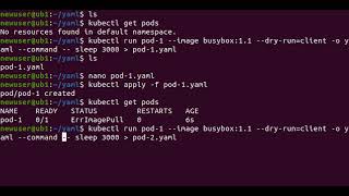 LAB 6 KUBERNETES  CREATE STATIC POD YAML