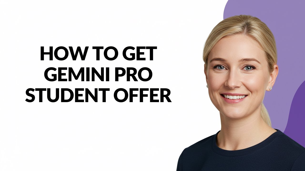 How to Get Gemini Pro Student Offer - Julia'sTutorials - YouTube