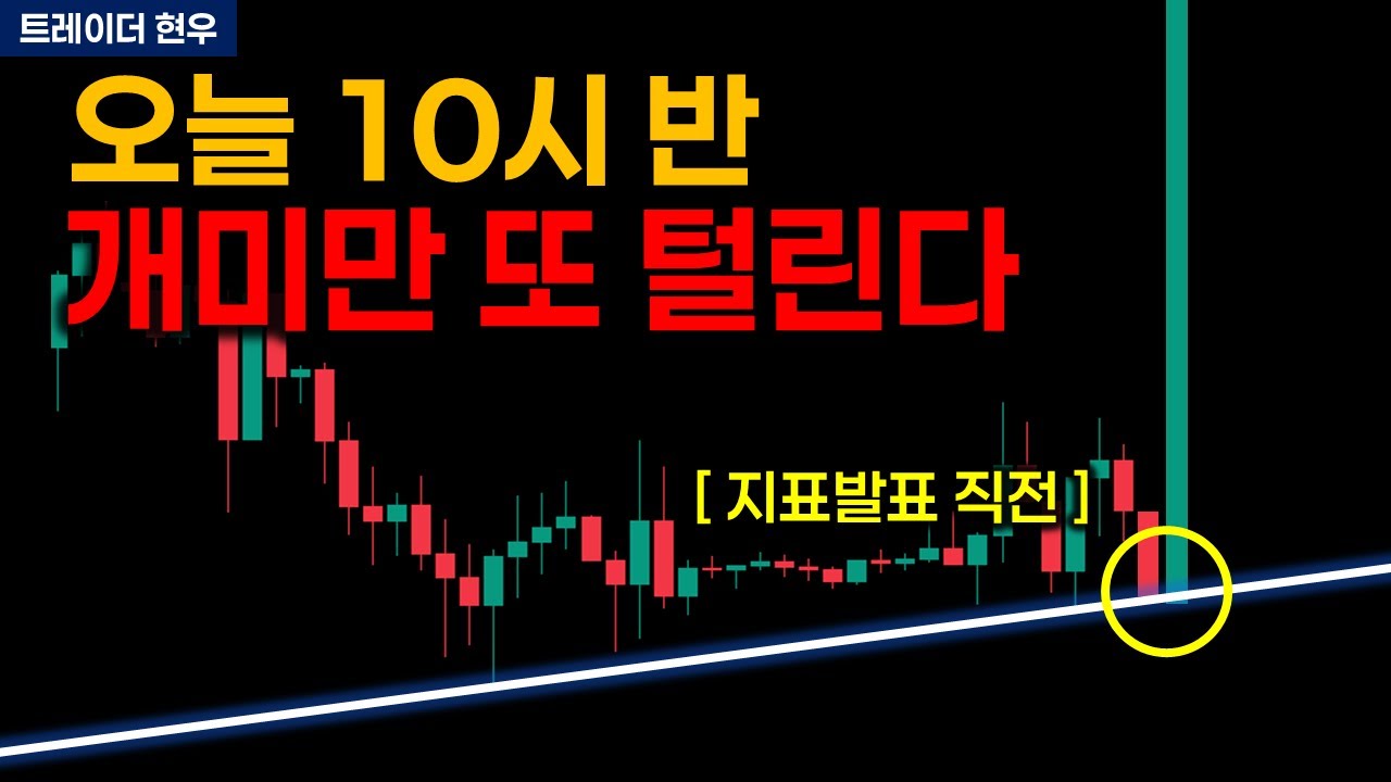 비트코인 오늘 10시 반, 개미는 털리고 세력은 줍습니다. 숨겨진 호재와 타점까지! (타점공개) - YouTube