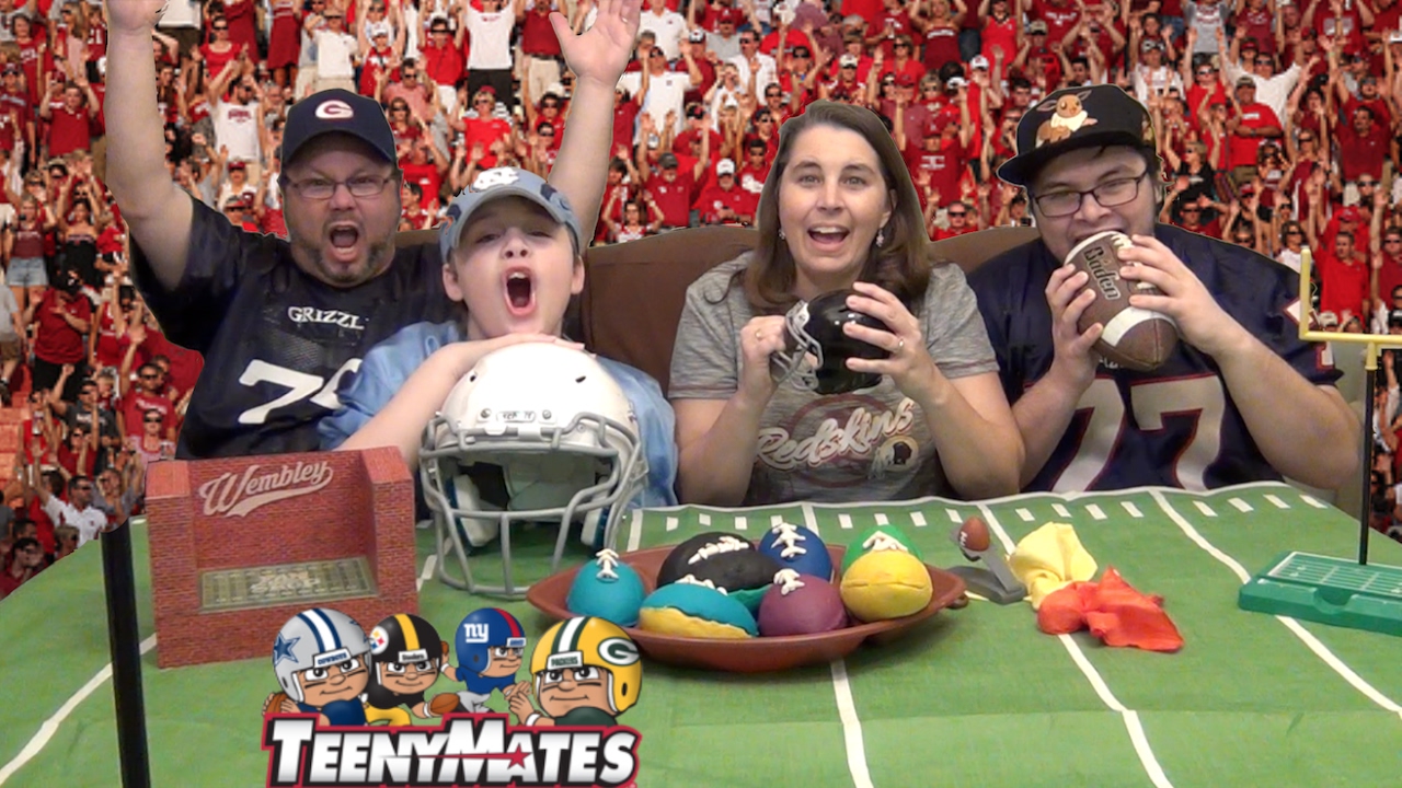 Superbowl Sunday TeenyMates Play Doh Surprise Footballs YouTube