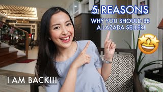 I AM BACK!!! + 5 Reasons Why You Should Be A Lazada Seller | Philippines by AllysiuTV 4,891 views 1 year ago 5 minutes, 49 seconds