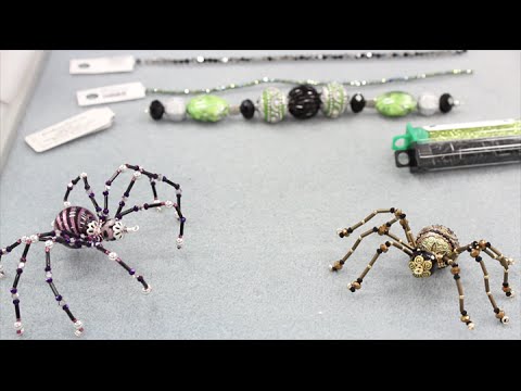 Video: How To Weave A Beaded Spider