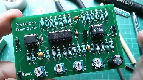 New PCBs from JLCPCB - Drum Synthesiser