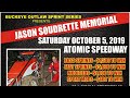 Jason Soudrette Memorial Atomic Speedway Sprint Car racing ( crash ) not our car and everyone Ok