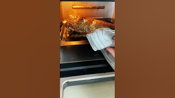 Grilled seabass recipe | Cá chẽm nướng muối sả ớt | #shorts