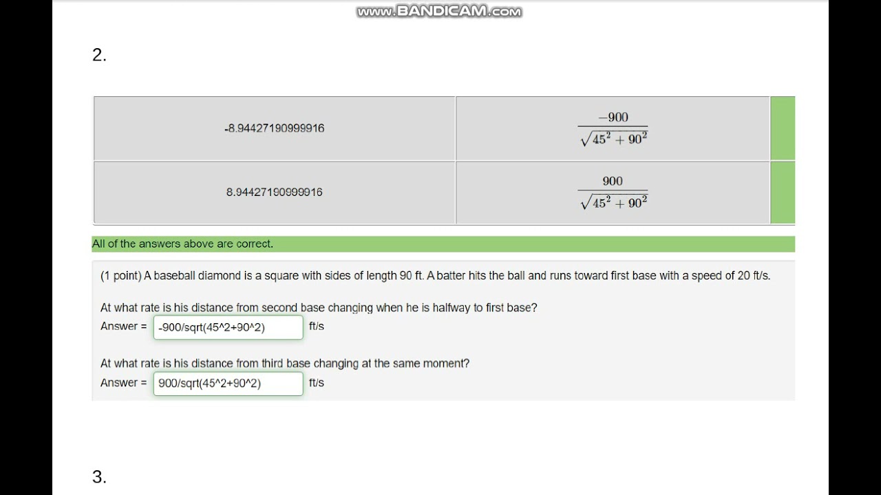 webwork 3.9 solutions/answers - YouTube