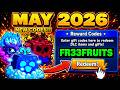 NEW BLOX FRUITS CODES MAY 2026 😱 2X EXP, RESET STATS & MORE! ALL WORKING BLOX FRUITS CODES UPDATE