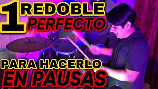 Video thumbnail of "1 Redoble PERFECTO Para Hacer En PAUSAS! | 🥁🎶🎧"