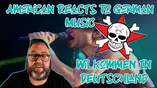 American Reacts To German Music Wilkommen In Deutschland By Die Toten Hosen