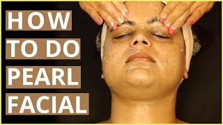 How To Do PEARL FACIAL At Home Step By Step screenshot 4