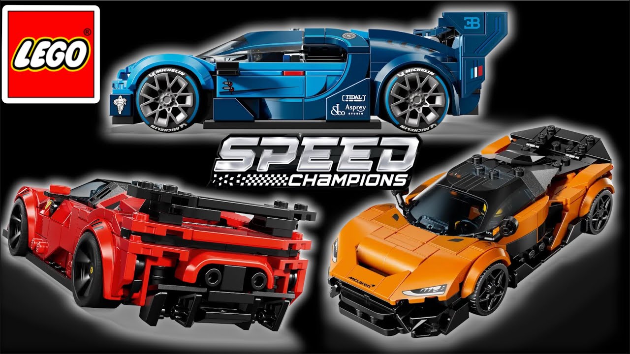 Первые впечатления: LEGO Speed ​​Champions, январь 2026 г. (Bugatti, McLaren и Ferrari)