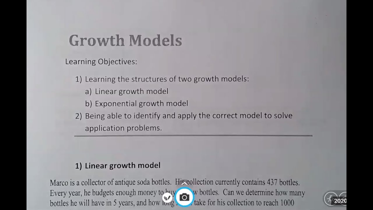 Unit 2 Linear model - YouTube