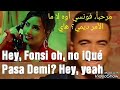 Luis Fonsi, Demi Lovato Échame La Culpa lyrics translated to Arabic مترجمة