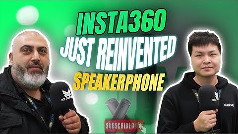 Insta360 at UCX: Meet WAVE – The AI-Powered Vertical Speakerphone for Better Meetings