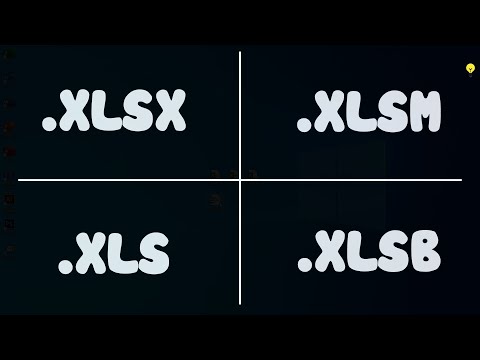 Video: Làm cách nào để tạo tệp XLSB?