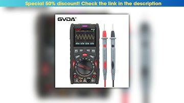 Best Seller GVDA Digital Oscilloscope 50MS/s Sampling Rate 12MHz Analog Bandwidth Multimeter Tester