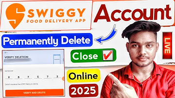 Swiggy account delete kaise kare | Swiggy Account close kaise kare | How to delete swiggy account