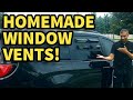 How I Made Camper Van Window Vents