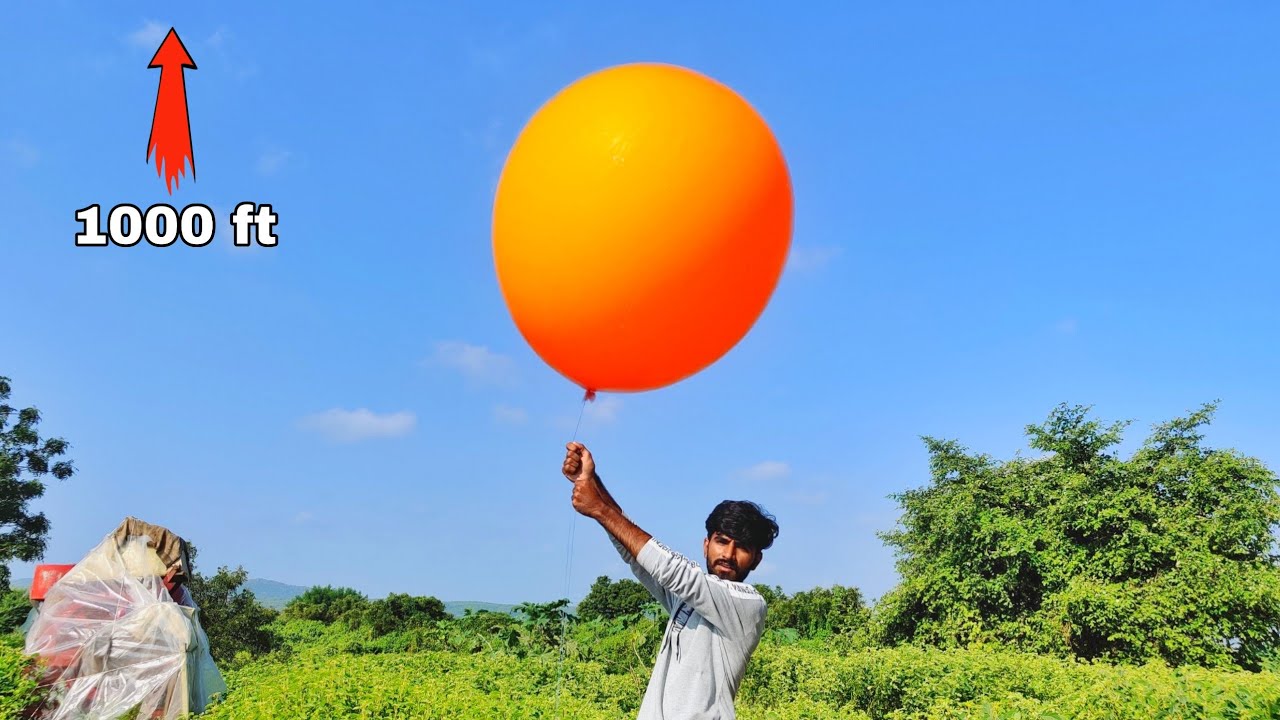 We Made Biggest Hydrogen Balloon at Home Experiment YouTube