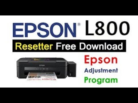 Epson L800 Adjustment Program Download