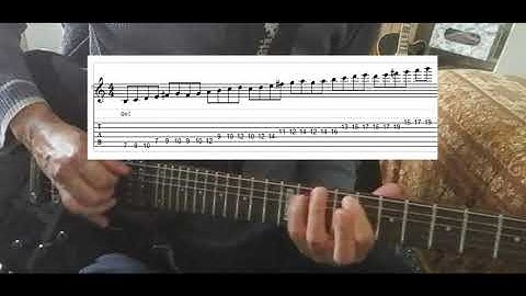 Paul Gilbert-John Petrucci 6tuples Alternate Picking Lick (with tabs) - DP