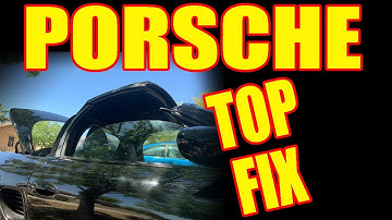 How to Fix Porsche Convertible Top - Porsche Convertible Top Won