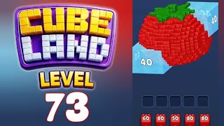 Cube Land Puzzle Level 73 Walkthrough