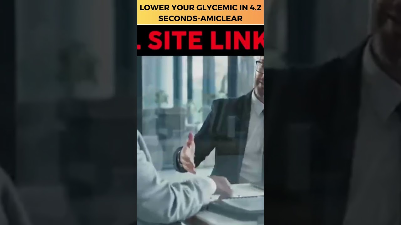 Lower Your Glycemic In 4 2 Seconds|Amiclear Review| #shorts #bloodsugarcontrol #diabetes #amiclear