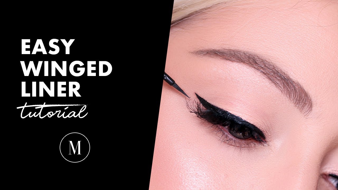 Easy Winged Eyeliner for Beginners Step by Step YouTube