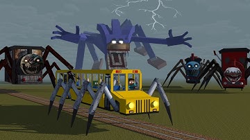 GIANT BOSS SHIN SONIC vs Mobs Bus - Animation