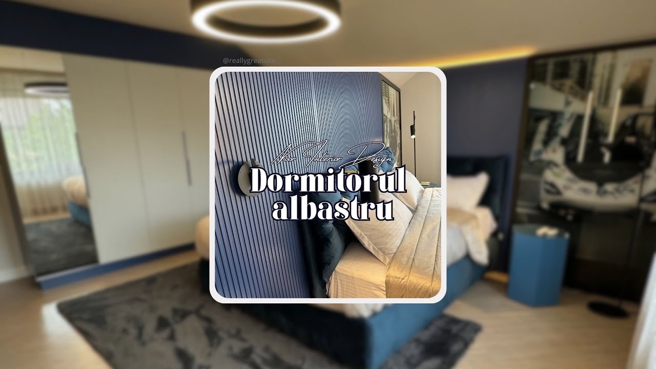 Dormitorul albastru - NOOR Interior Design