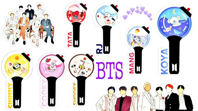 DIY / Cutest BTS Stickers At Home (Part - 1)😍💜