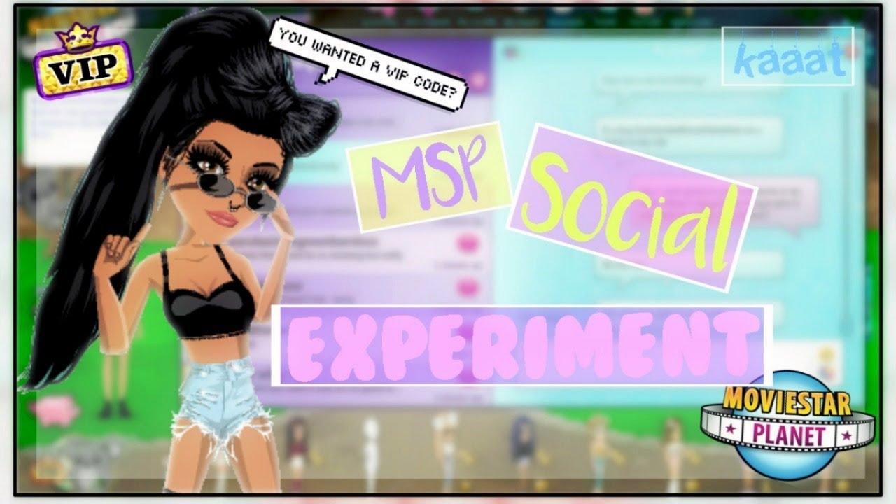 Giving my friends a VIP code?! (MSP SOCIAL EXPERIMENT) || kaaat