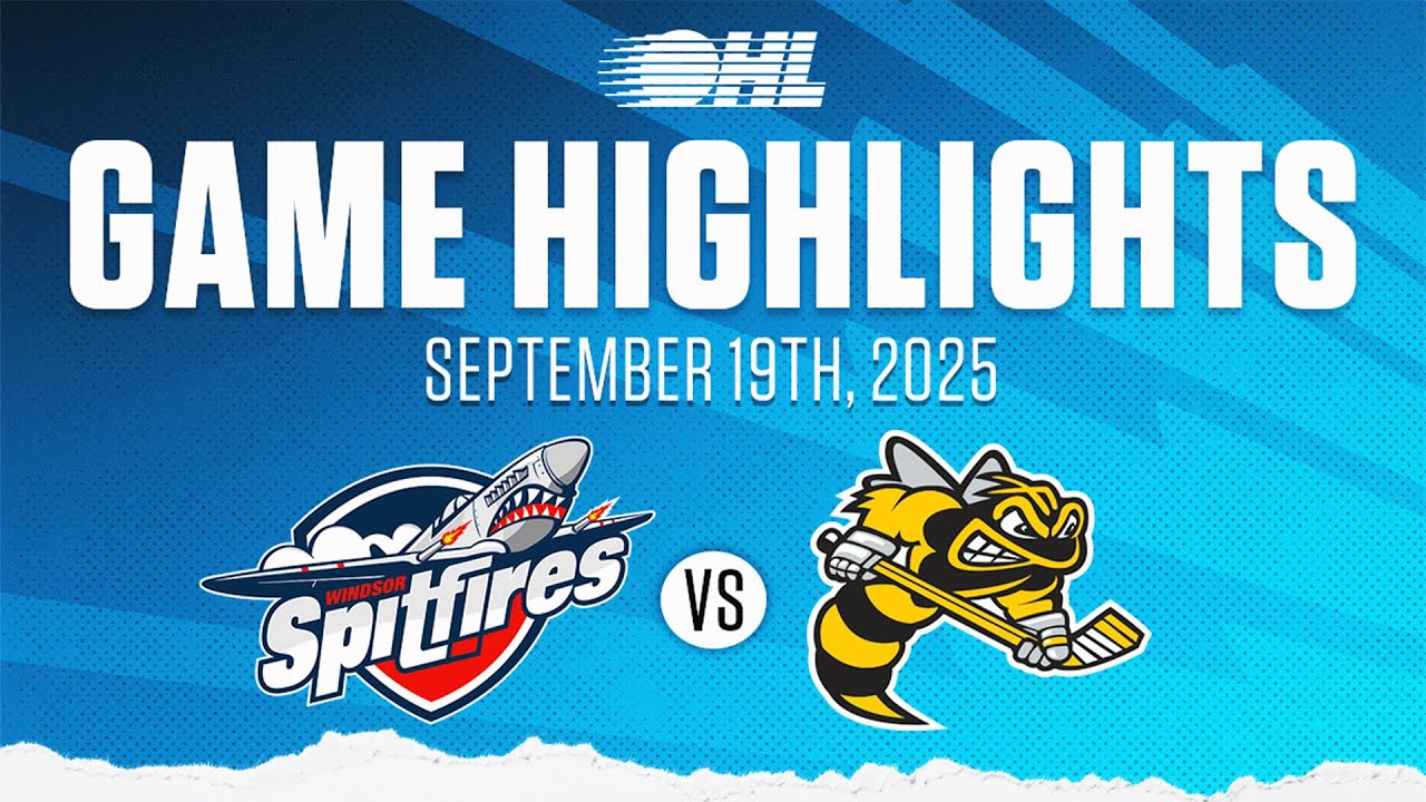 Лучшие моменты OHL: Windsor Spitfires против Sarnia Sting, 19 сентября 2025 г.