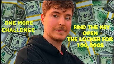 100,000$ Prize Find the key 🔑 open the locker and win one lakh dollars #viralvideo @MrBeast 