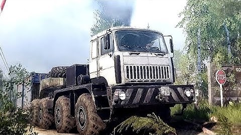 Mudrunner Mobile - E-7429 truck gameplay (PS4 controller)