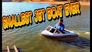 Jetstream boat worlds smallest jet boat!