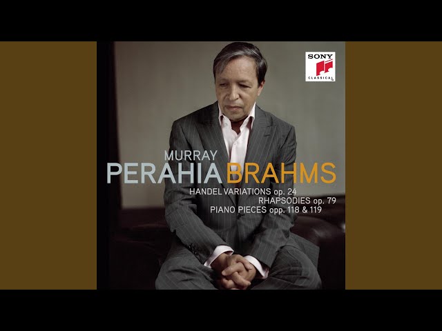 Brahms - Rhapsodie op. 79 n° 2 : Murray Perahia, piano