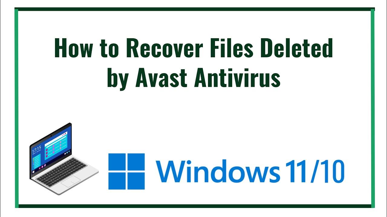 How to Recover Files Deleted by Avast Antivirus YouTube