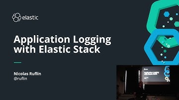 Nicolas Ruflin - Application logging with Elastic Stack