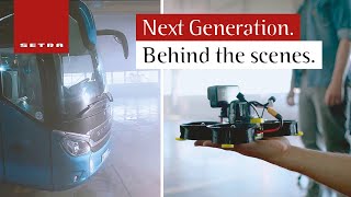 Setra. Next Generation. – A spectacular set and filming.