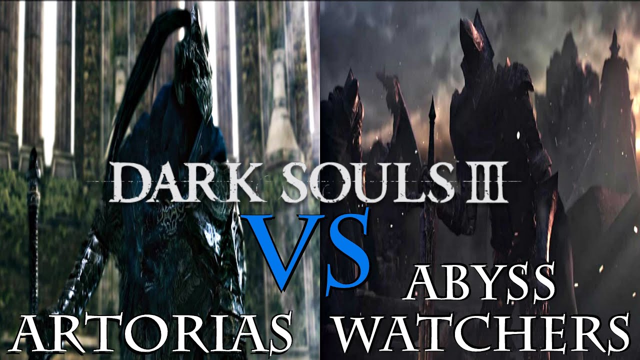 Dark Souls 3 - Abyss Watchers Vs. Artorias The Abysswalker Full Fight ...