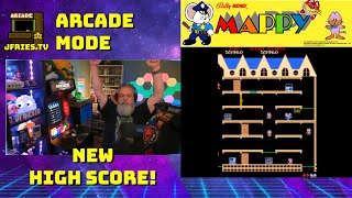 Highlight: Arcade Mode - Mappy - New High Score! - 55960