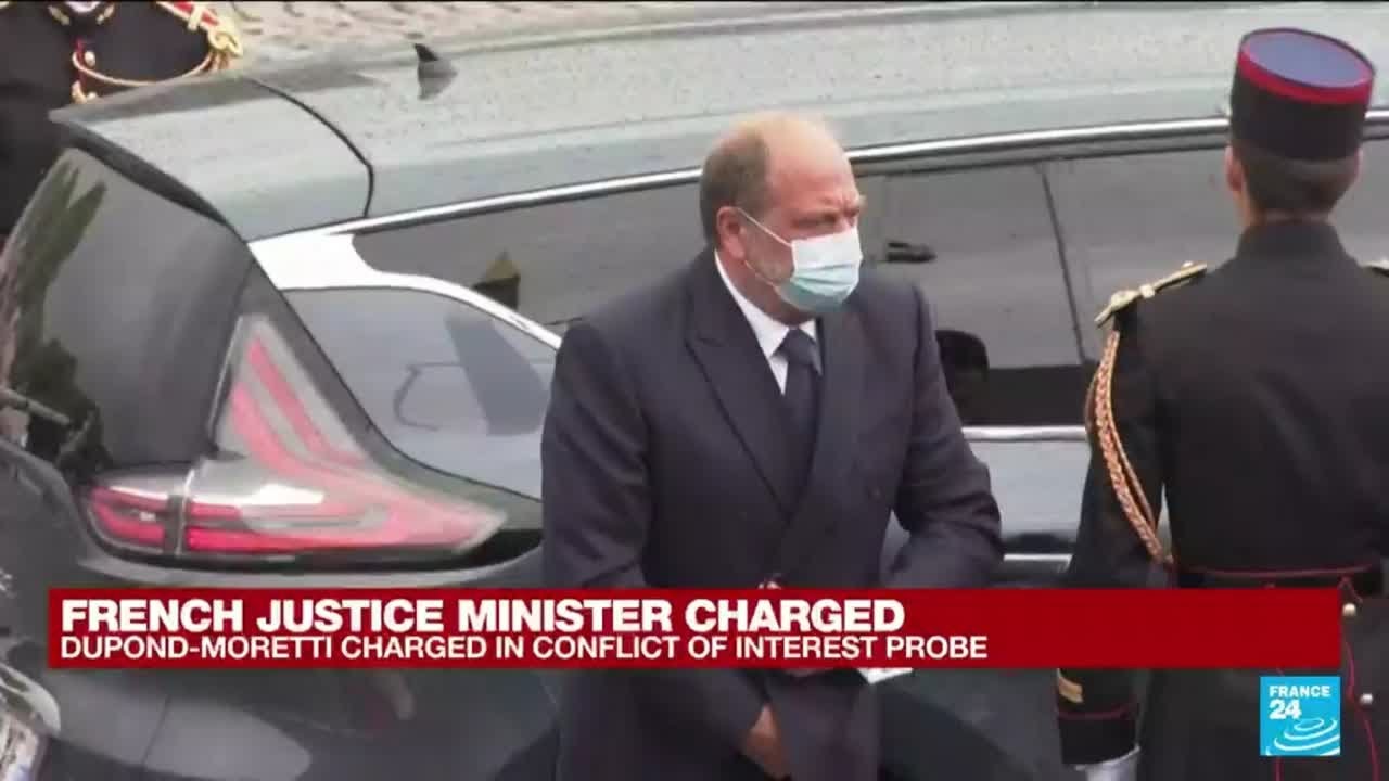 French justice minister charged in conflict of interest probe • FRANCE 24 English
