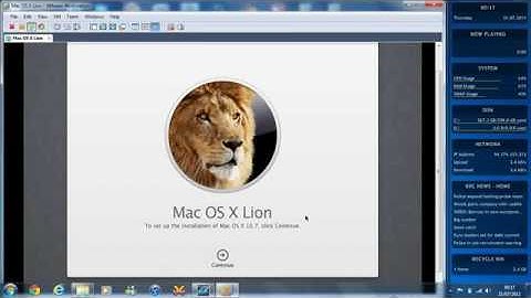 Tutorial How To Install Mac OS X Lion 10 7 Retail On Windows PC Using VMware And Bootable  iso   You